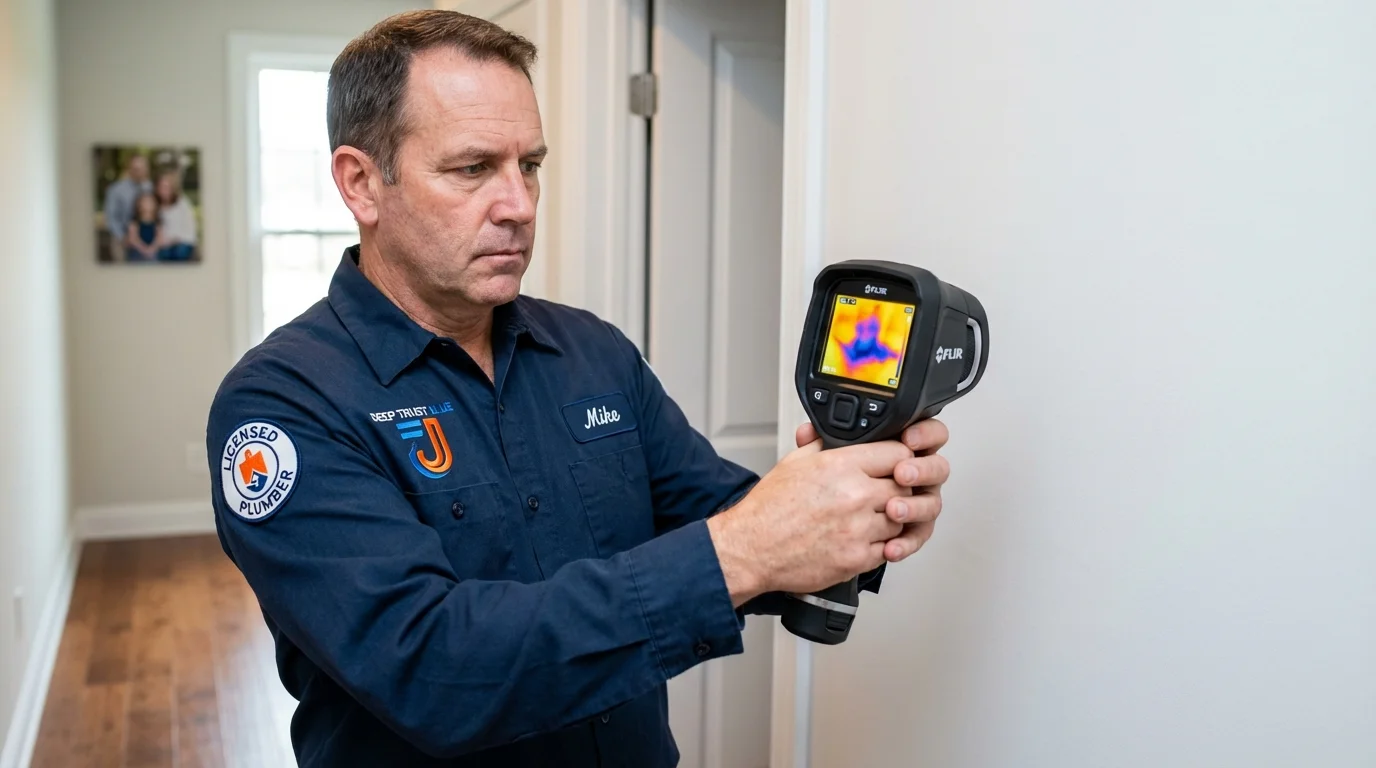 Thermal imaging leak detection by Johns Plumbing LLC in Stroud